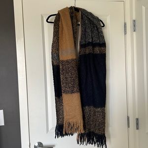 Blue & Tan Scarf